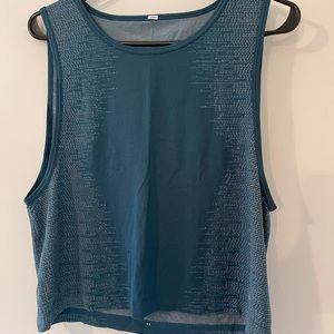 Blue Under Armour Workout Tank